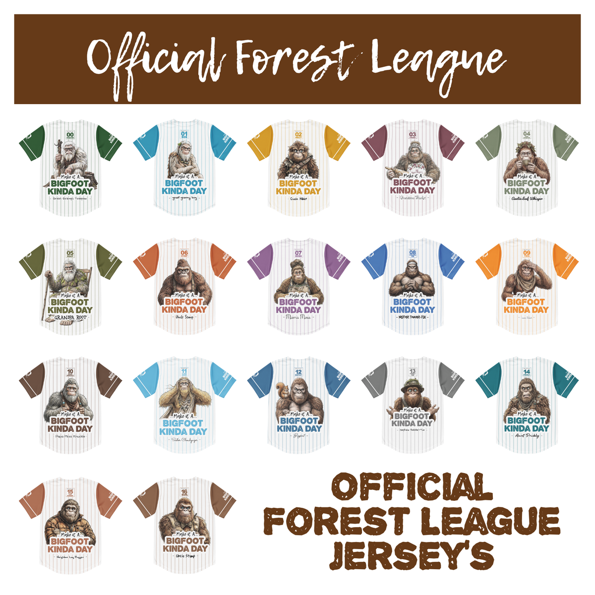Official Forest League Jerseys