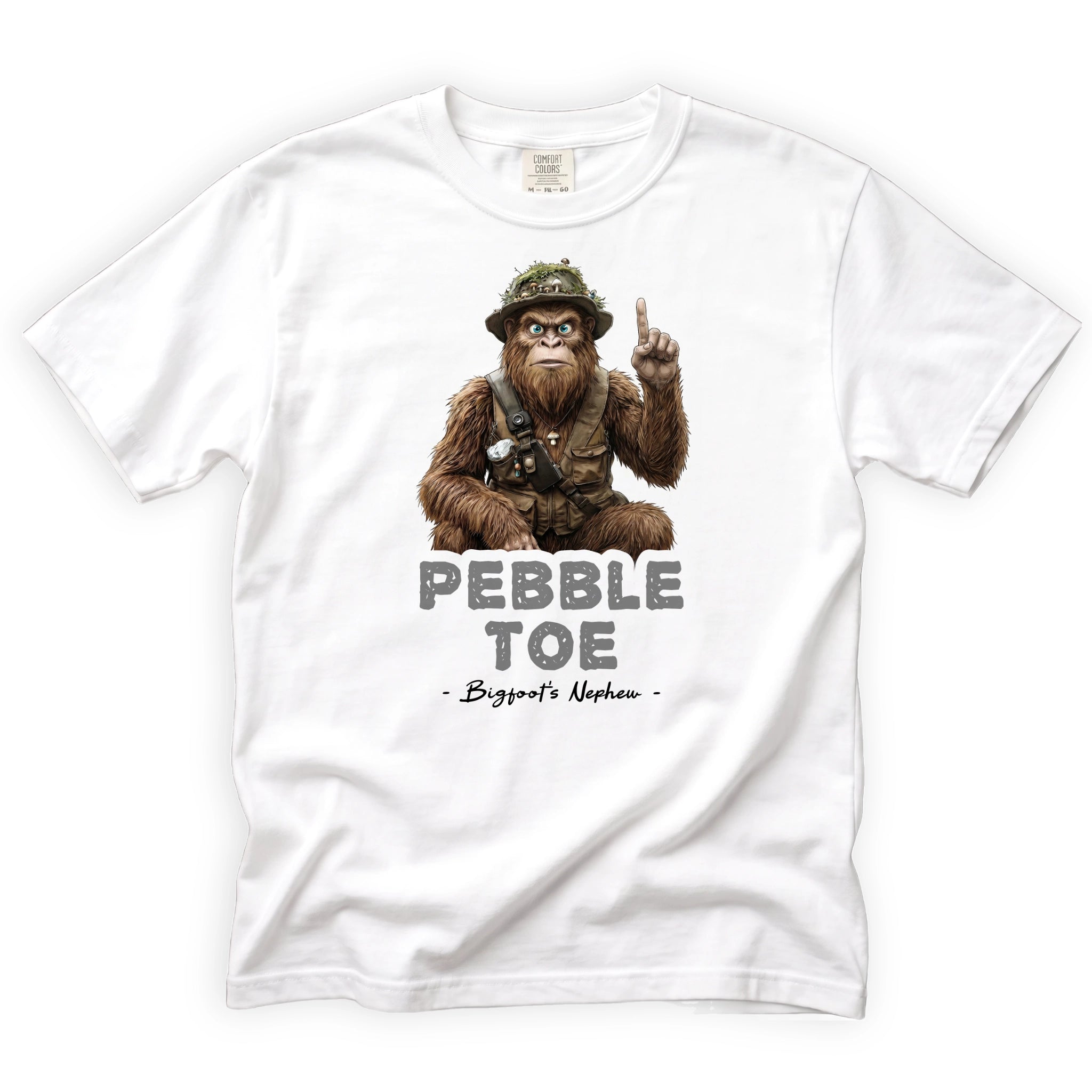 Nephew Pebble-Toe T-Shirt Front Design