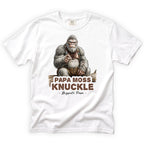 Papa Moss Knuckle T-Shirt Front Design