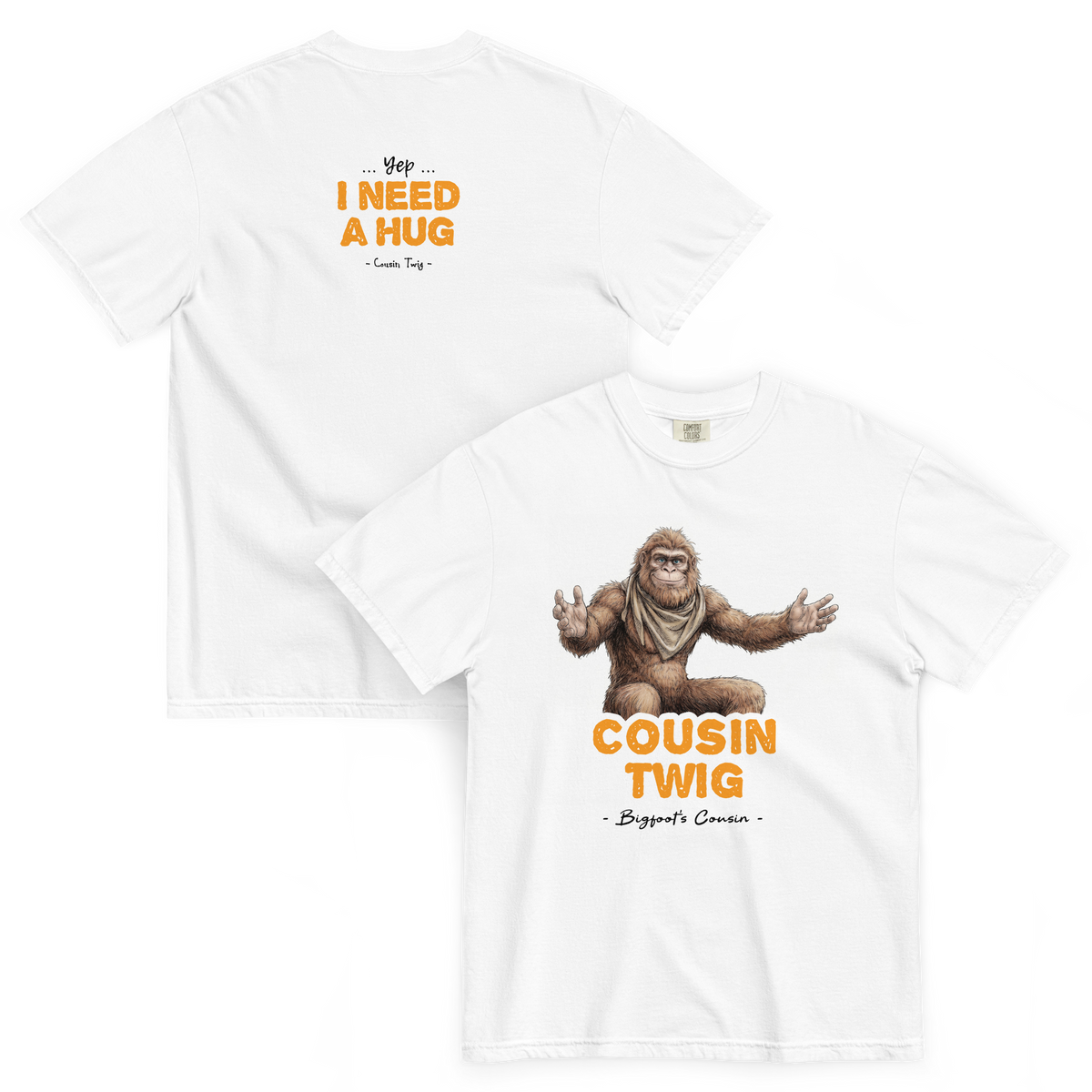 Bigfoot Shirt for Sensitive Souls | Yep I Need a Hug