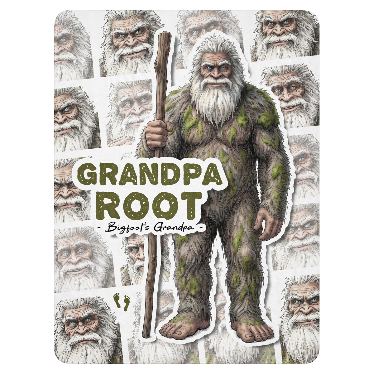 Bigfoot Sherpa Blanket | Grandpa Root