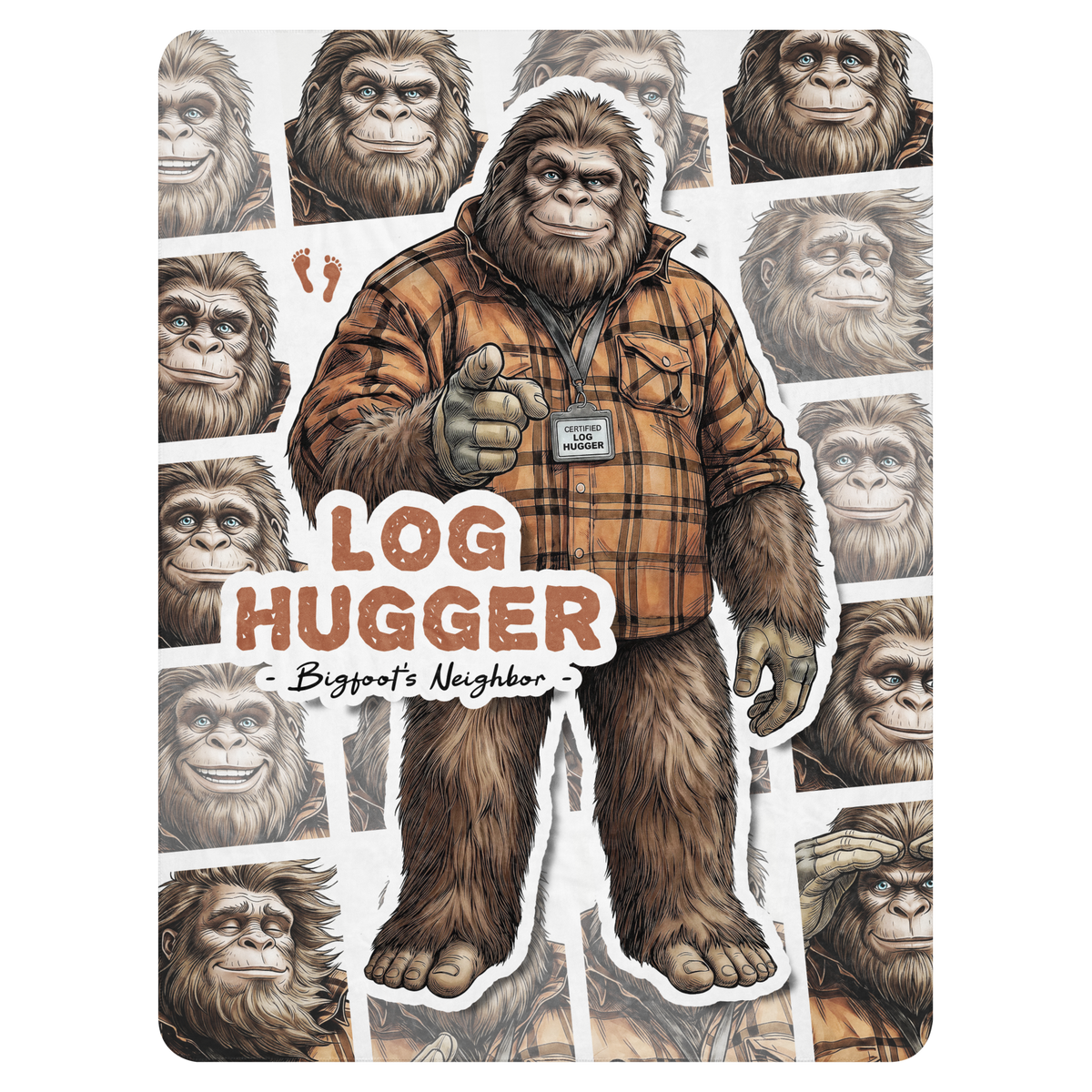 Bigfoot Sherpa Blanket | Neighbor Log Hugger