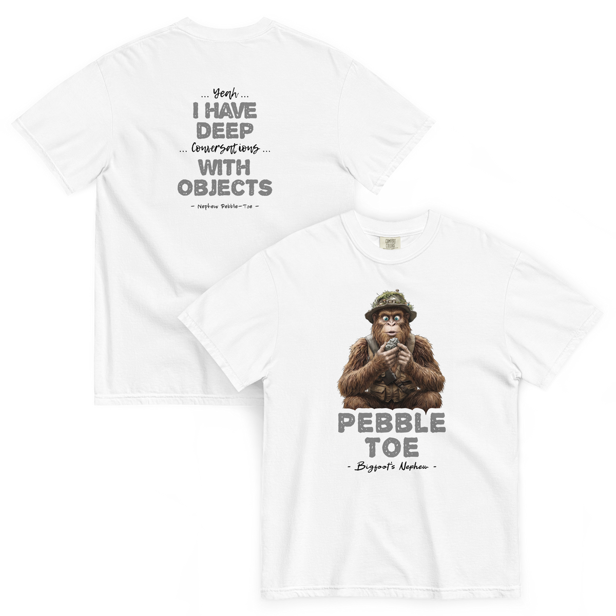 Bigfoot Shirt for Procrastinators | Deep Conversations With Objects