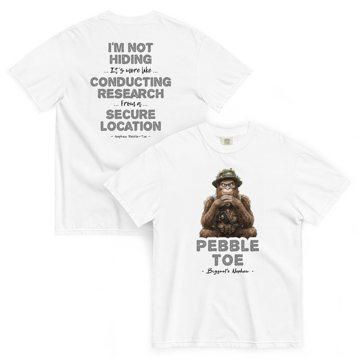Bigfoot Shirt for Procrastinators | Conducting Research