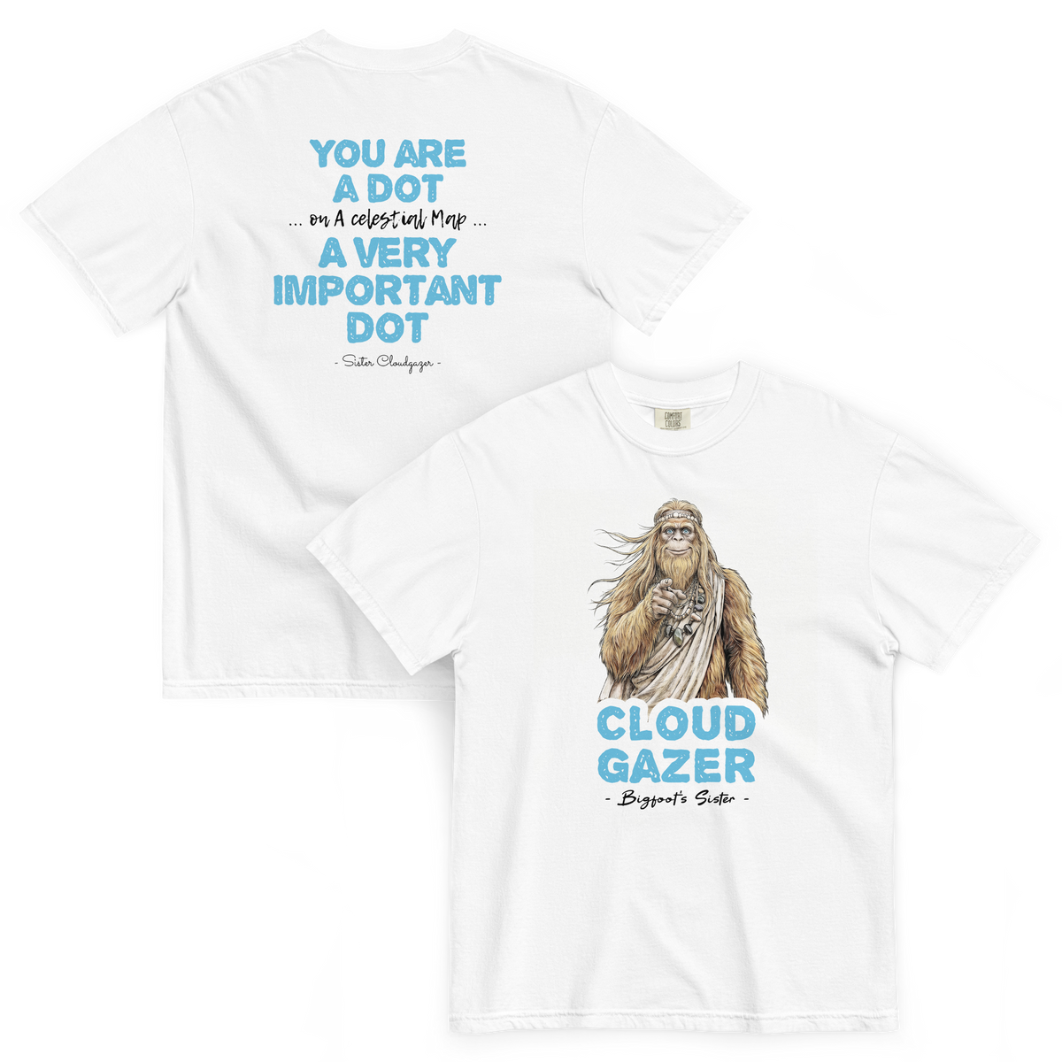 Bigfoot Shirt for Free Spirits | A Very Important Dot