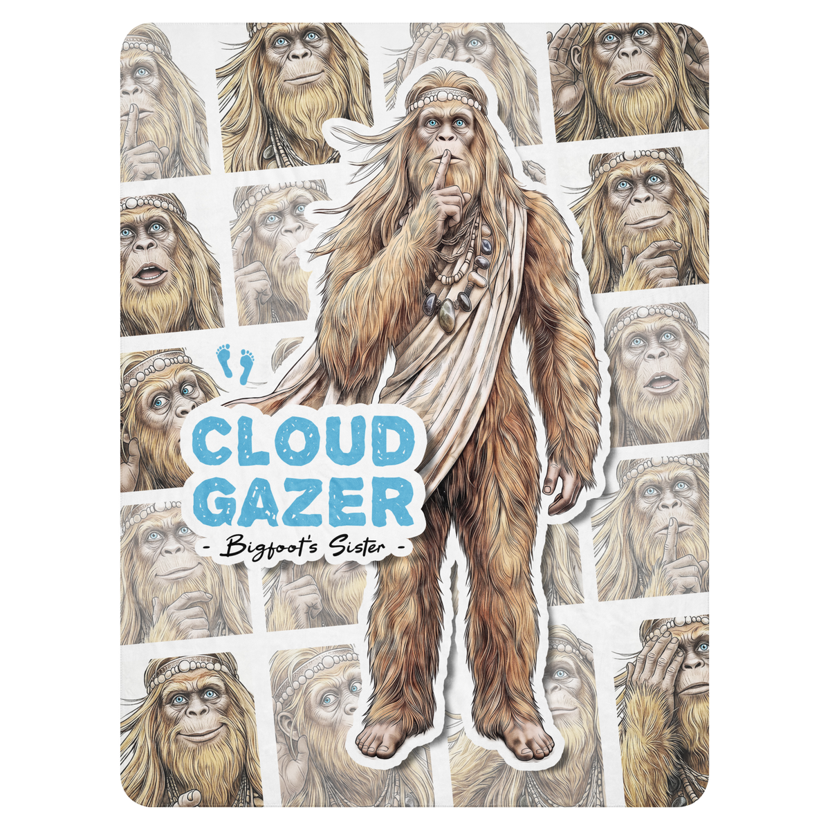 Bigfoot Sherpa Blanket | Sister Cloudgazer