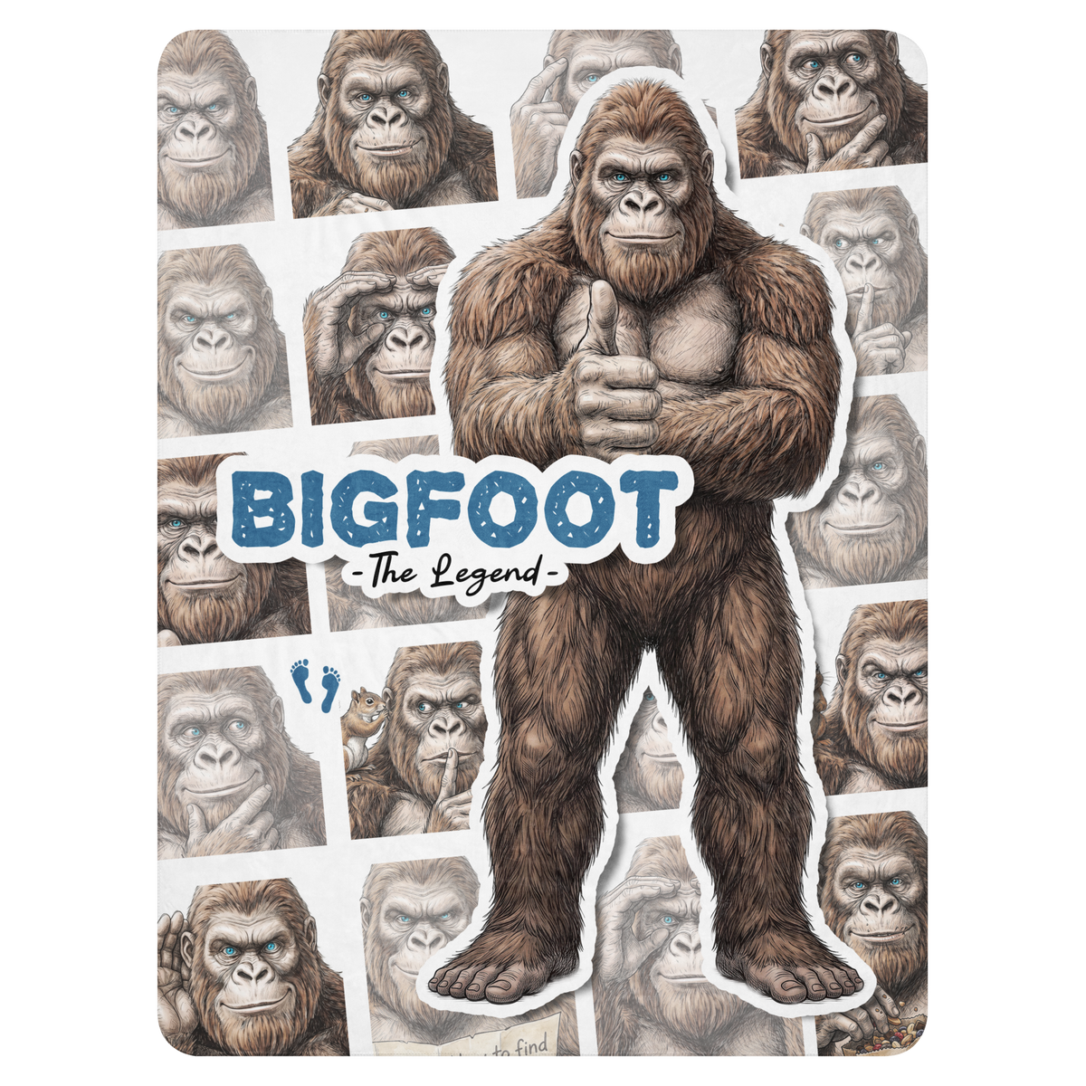 Bigfoot Sherpa Blanket | The Legend