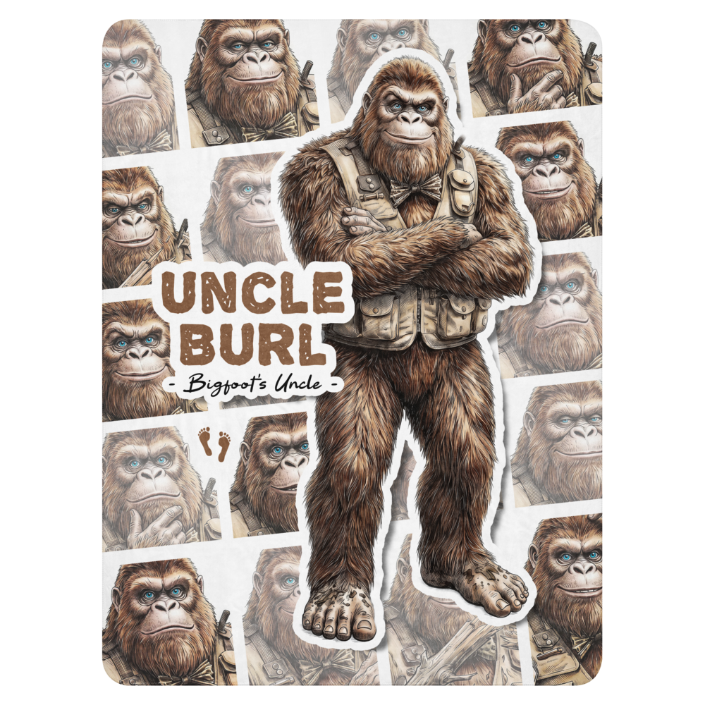 Bigfoot Sherpa Blanket | Uncle Burl