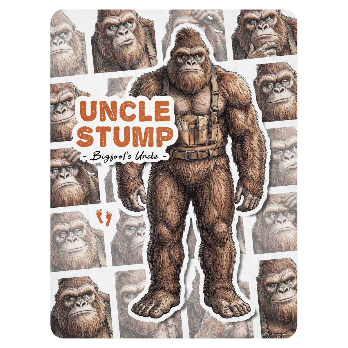 Bigfoot Sherpa Blanket | Uncle Stump
