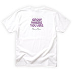 Mama Moss Grow Where You Are Quote Back Design