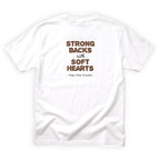 Papa Moss Knuckle Strong Backs Soft Hearts Quote Back Design