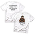 Nephew Pebble-Toe Why Sprint T-Shirt Front and Back Design