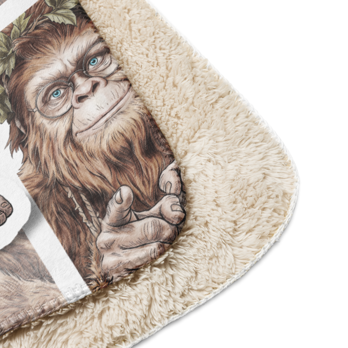 Bigfoot Sherpa Blanket | Auntie Leaf Whisper