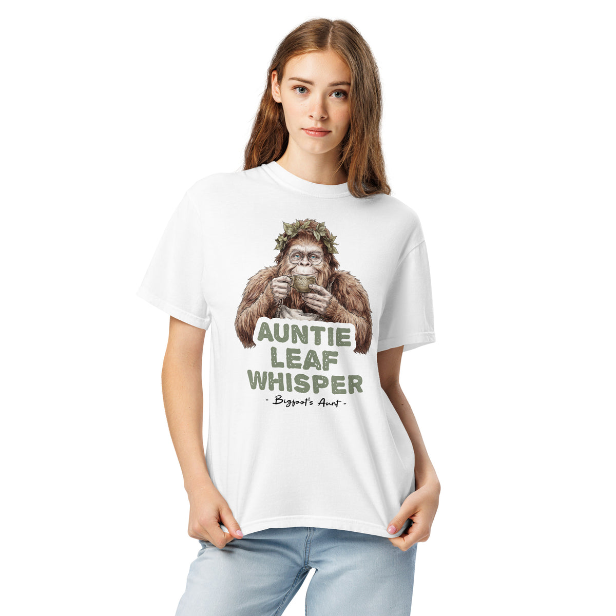Bigfoot Shirt for Tea Lovers and Calm Souls | Stay Rooted and Sip Your Day Slow