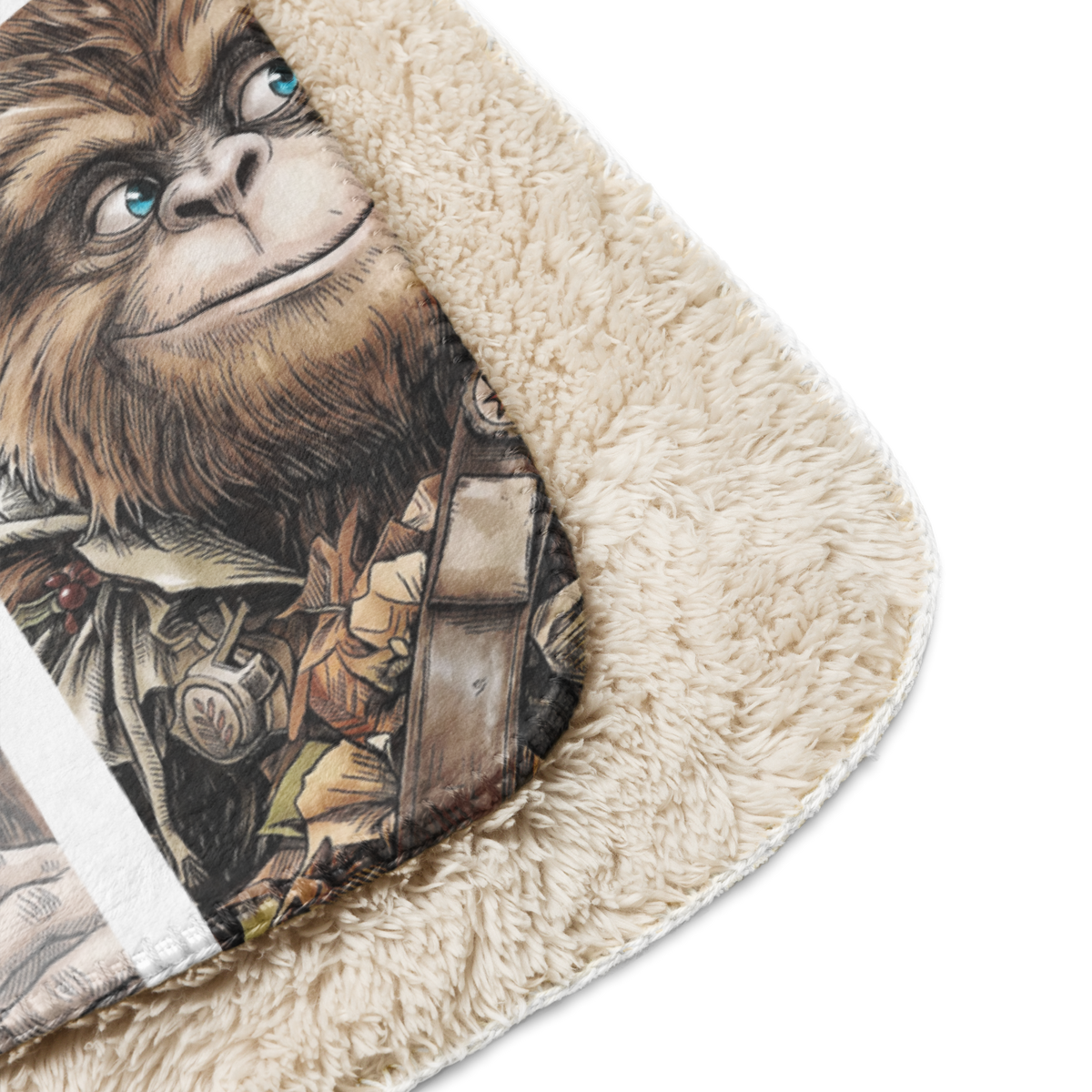 Bigfoot Sherpa Blanket | Cousin Niblet