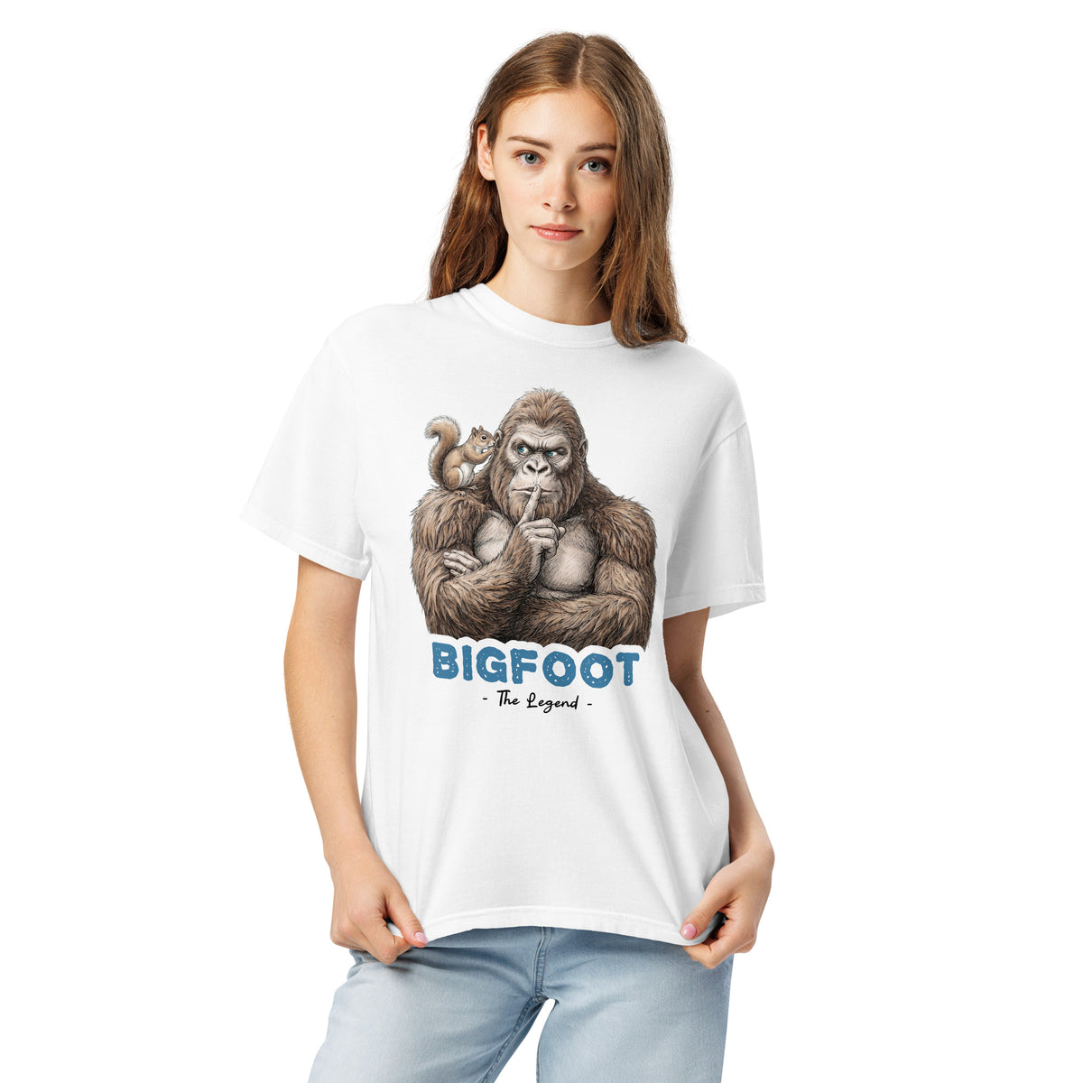Bigfoot Shirt for Self-Doubters | Even the Woods Need Quiet Sometimes