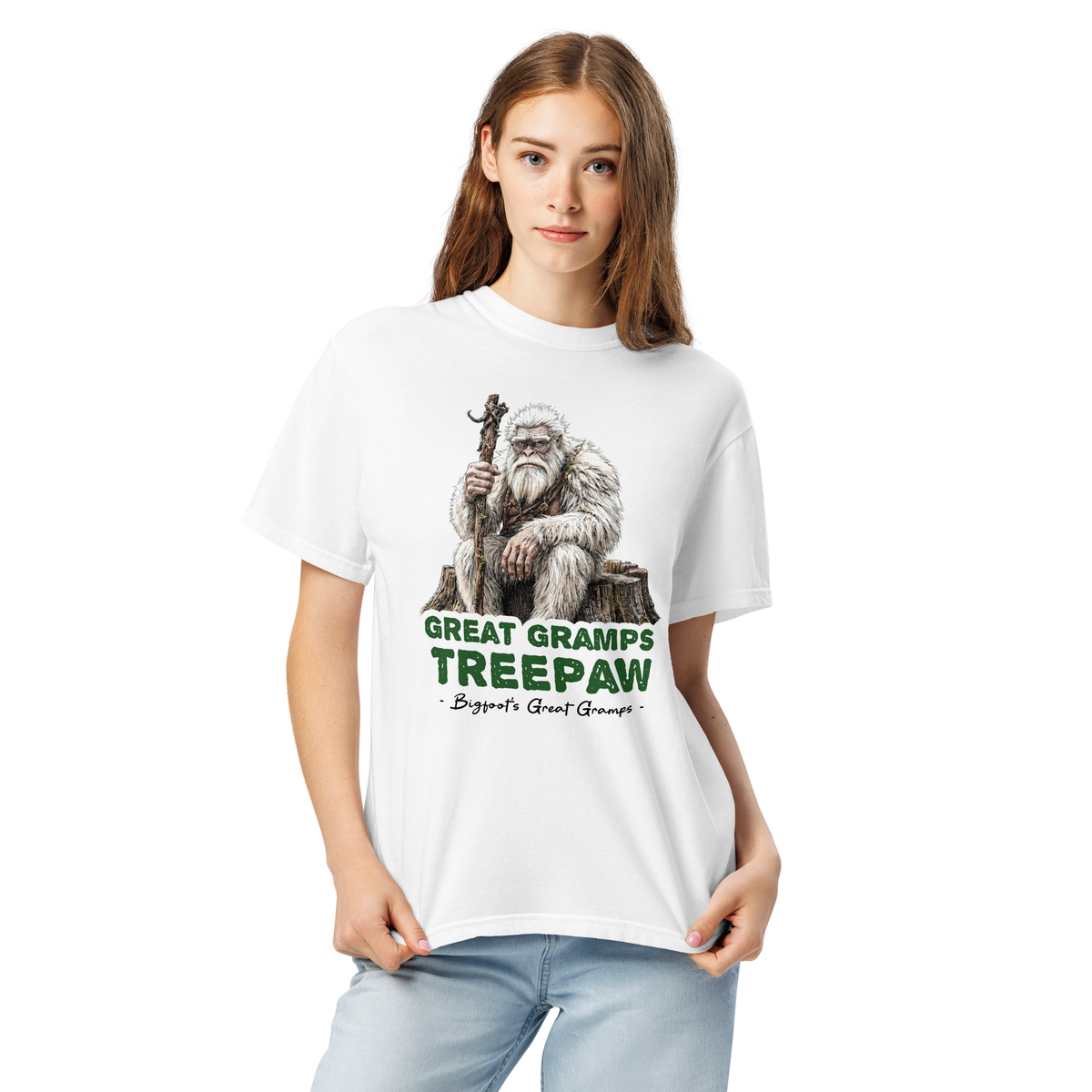 Bigfoot Shirt for Old Souls | A Lesson Planted Too Early Washes Away