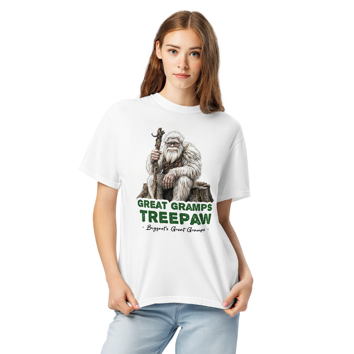 Bigfoot Shirt for Old Souls | Warmth Has a Memory Longer Than a Flame