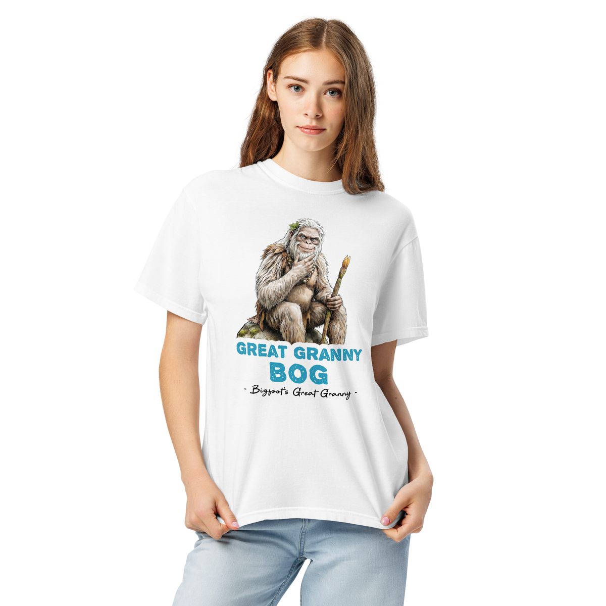 Bigfoot Shirt for Sassy Grandmas | Go Stir Up Some Mischief Respectful Like
