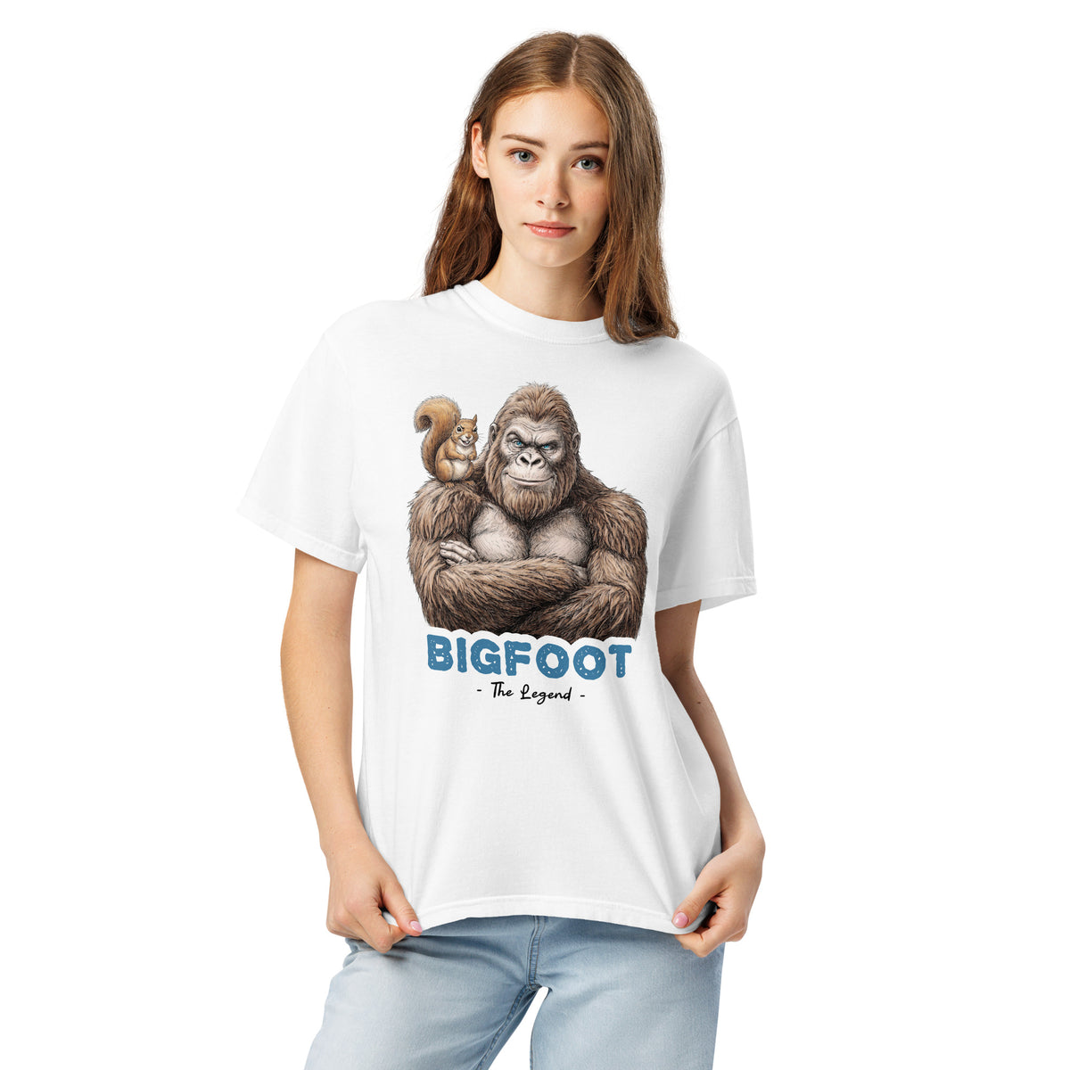 Bigfoot Shirt for Self-Doubters | It's Your Trail Don't Follow the Squirrels