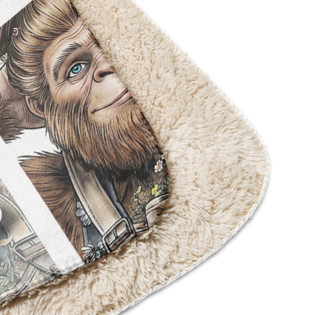 Bigfoot Sherpa Blanket | Mama Moss