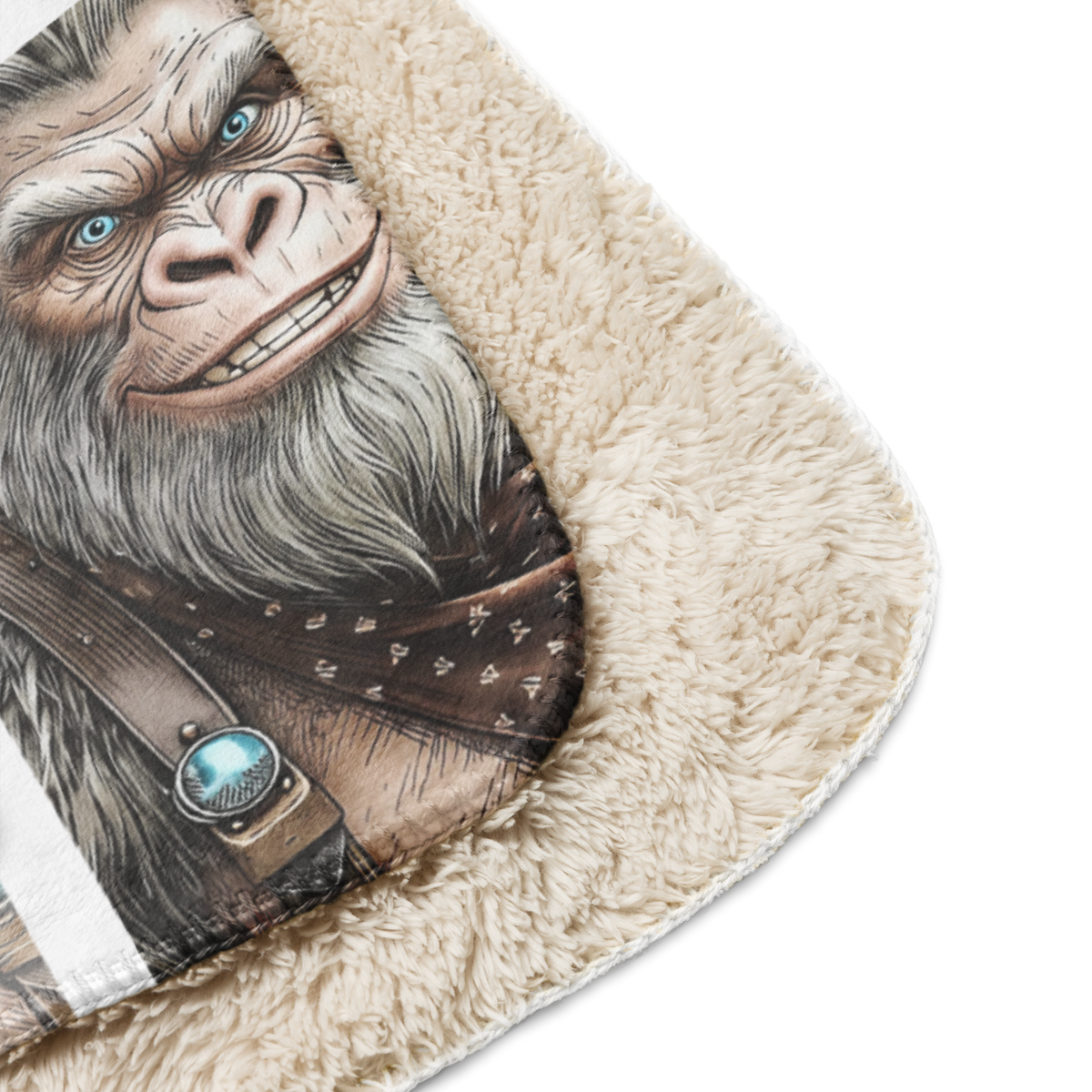 Bigfoot Sherpa Blanket | Papa Moss Knuckle