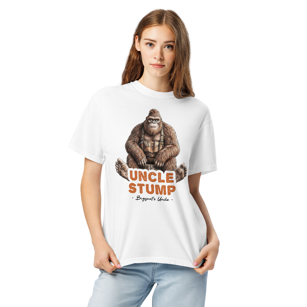 Bigfoot Shirt for No-Nonsense People | Work's Done. Now We Sit.