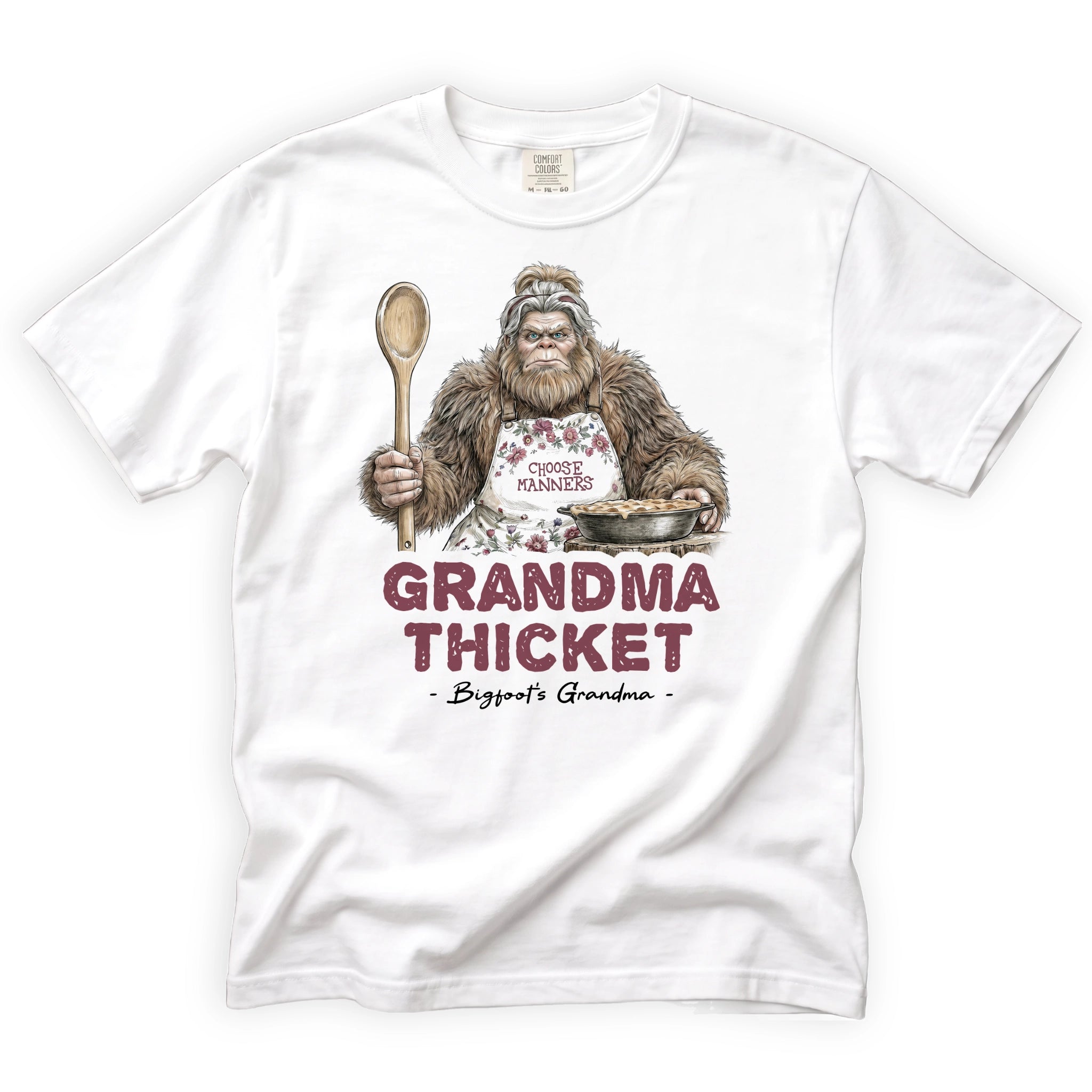 Grandma Thicket T-Shirt Front Design