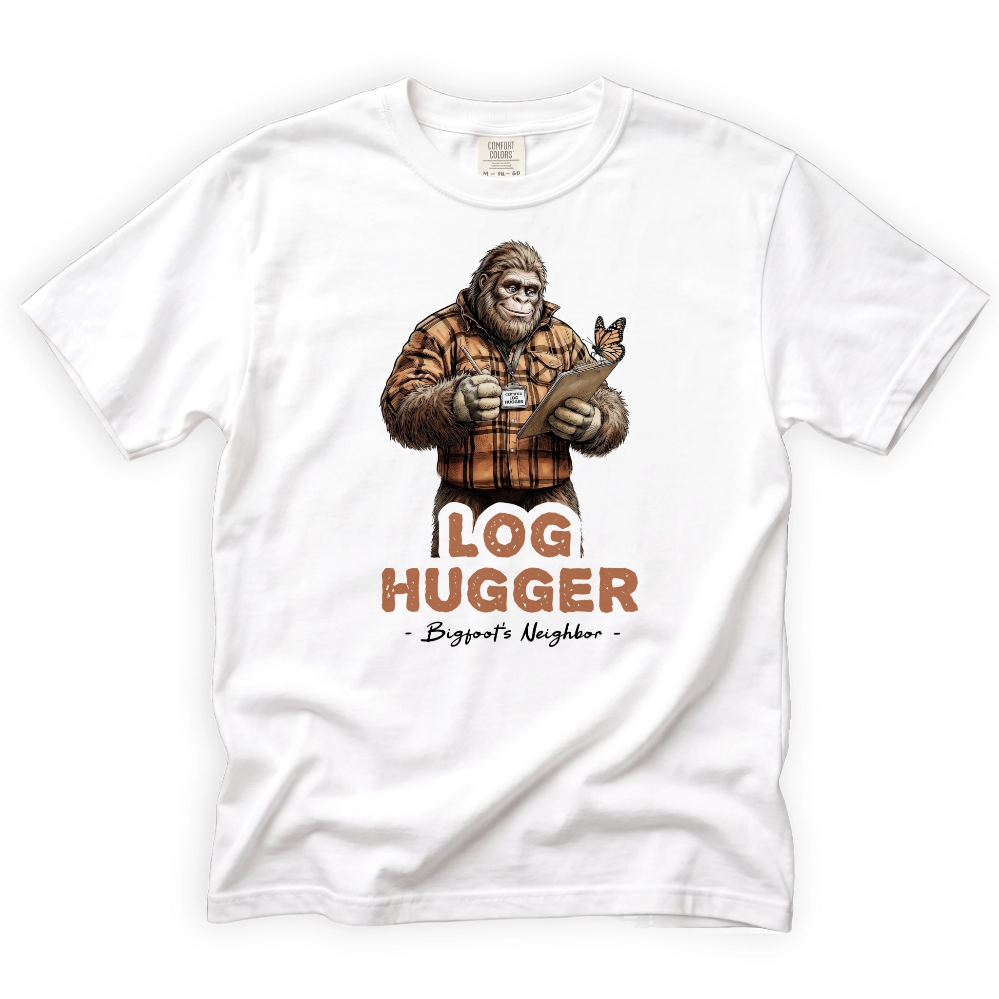 Neighbor Log Hugger T-Shirt Front Design