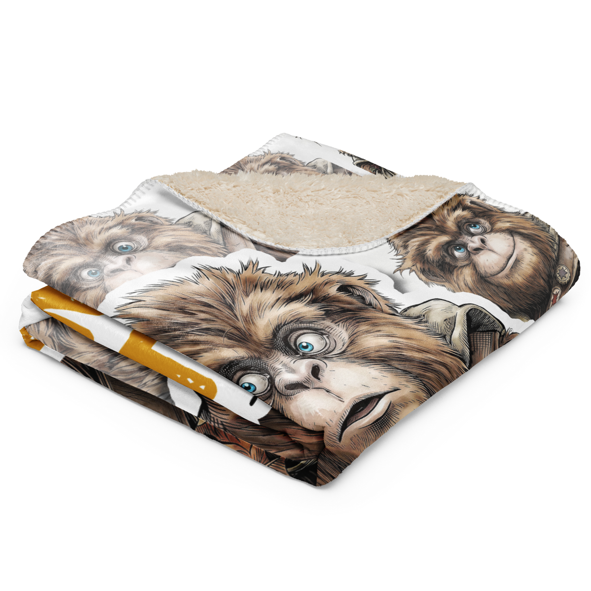 Bigfoot Sherpa Blanket | Cousin Niblet