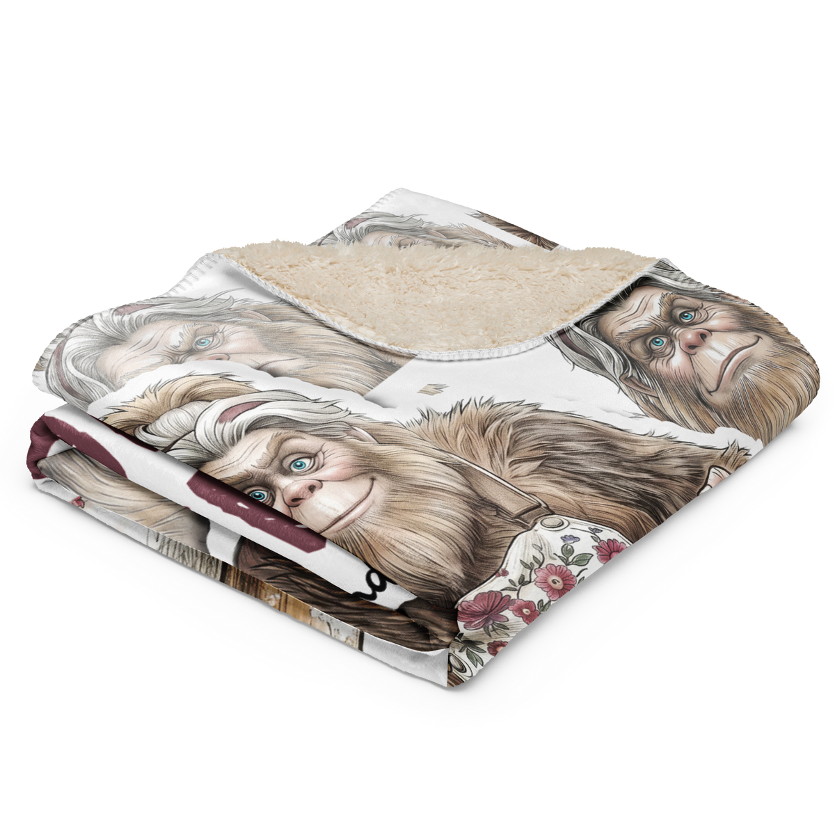 Bigfoot Sherpa Blanket | Grandma Thicket