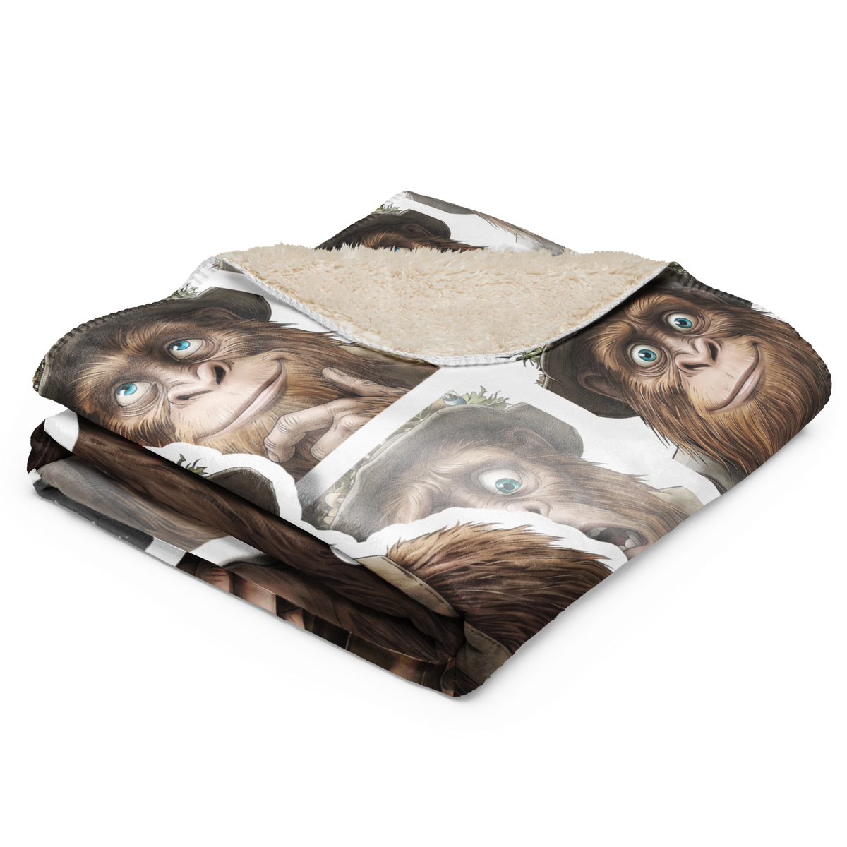 Bigfoot Sherpa Blanket | Nephew Pebble-Toe