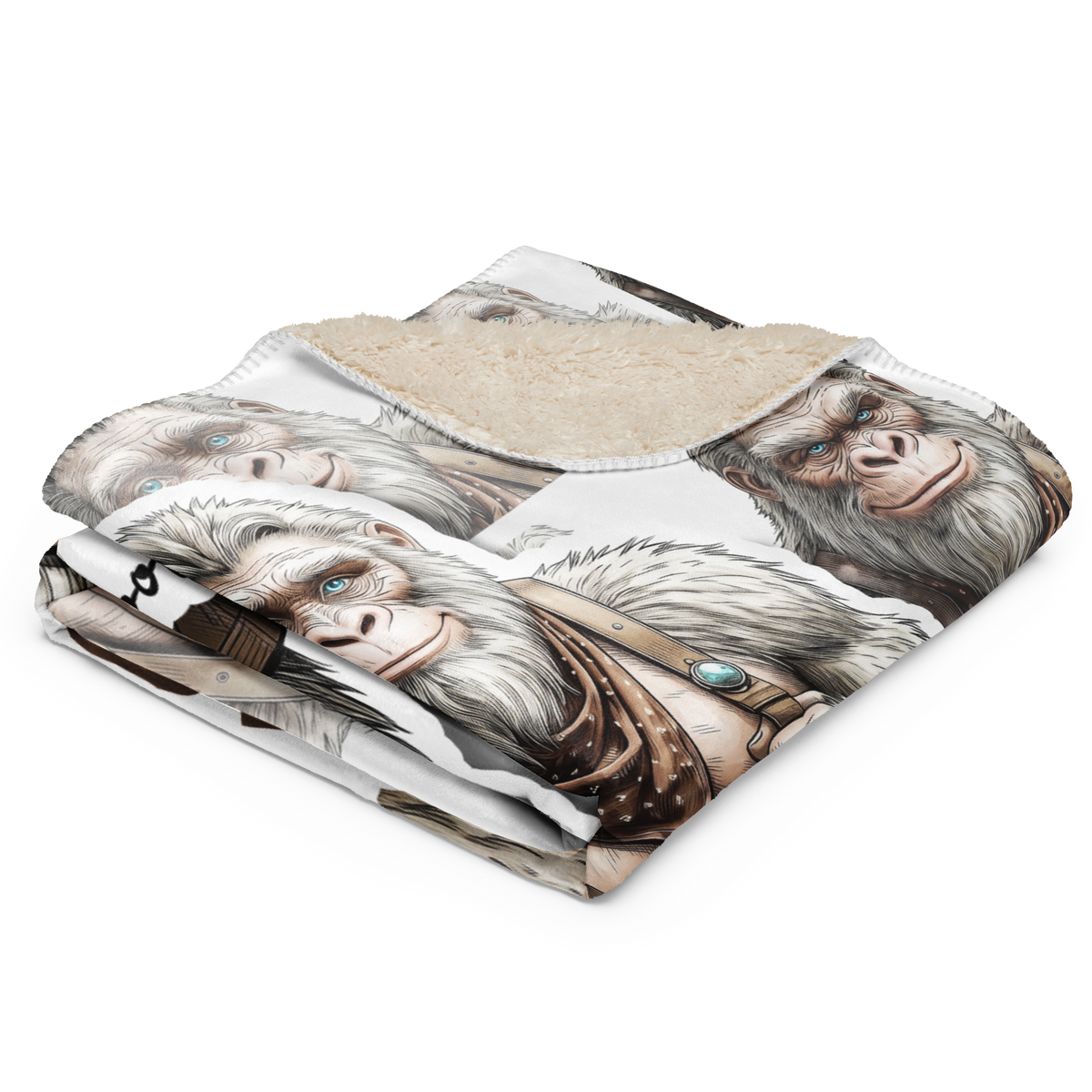 Bigfoot Sherpa Blanket | Papa Moss Knuckle