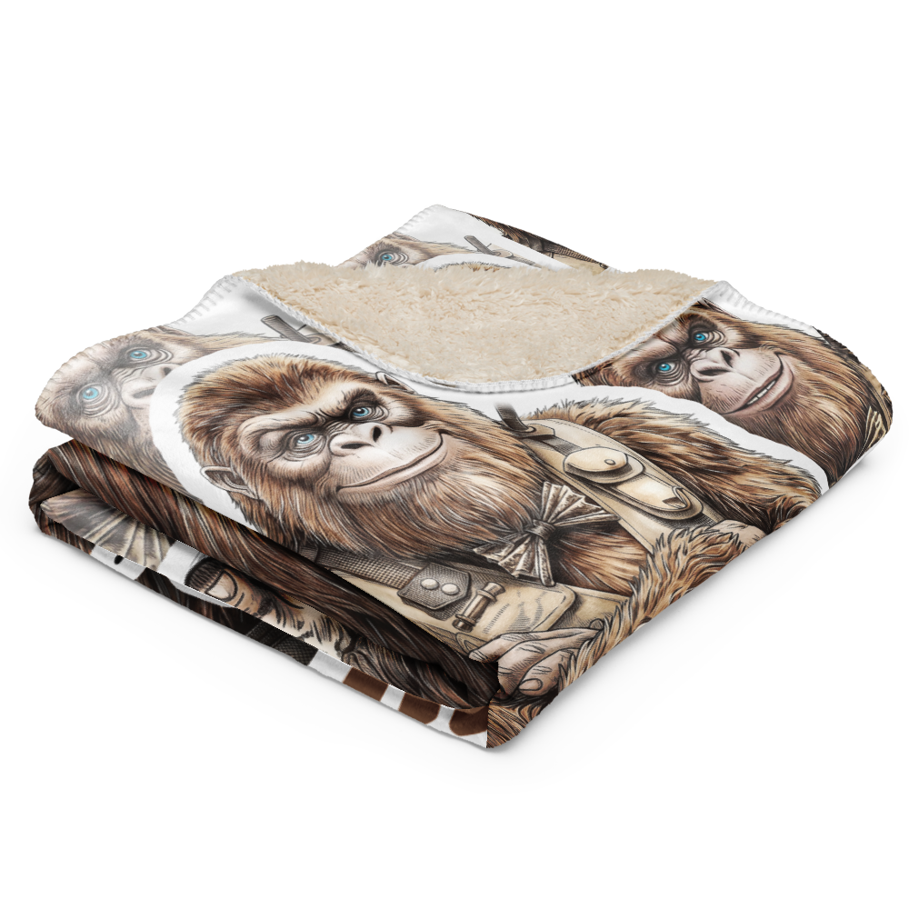 Bigfoot Sherpa Blanket | Uncle Burl