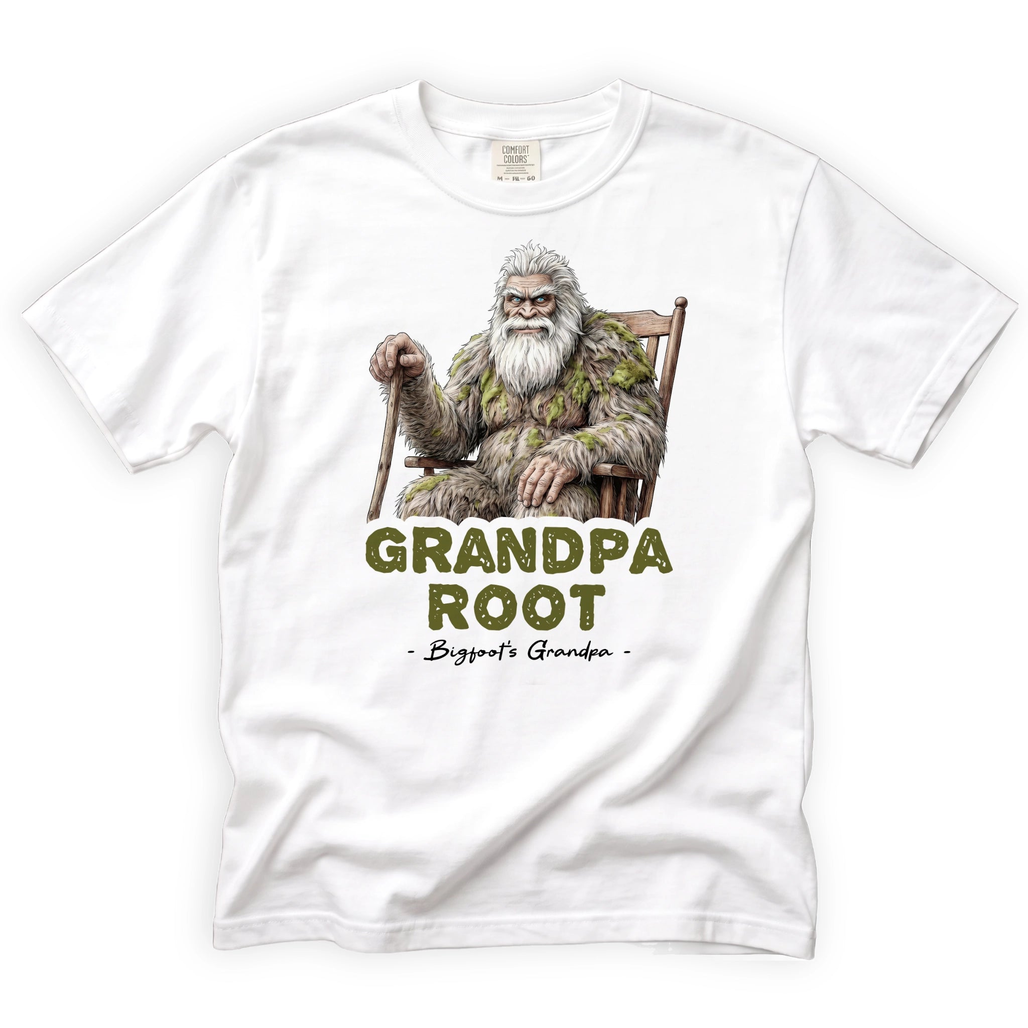 Grandpa Root T-Shirt Front Design