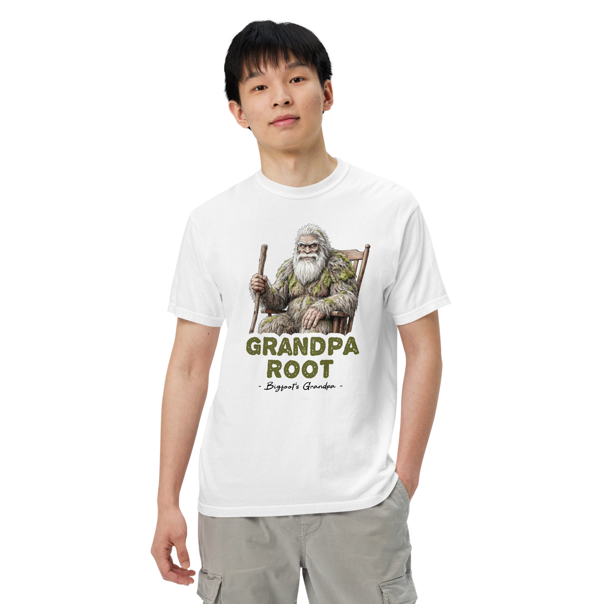 Bigfoot Shirt for Quiet People | Crowds Echo Solitude Answers