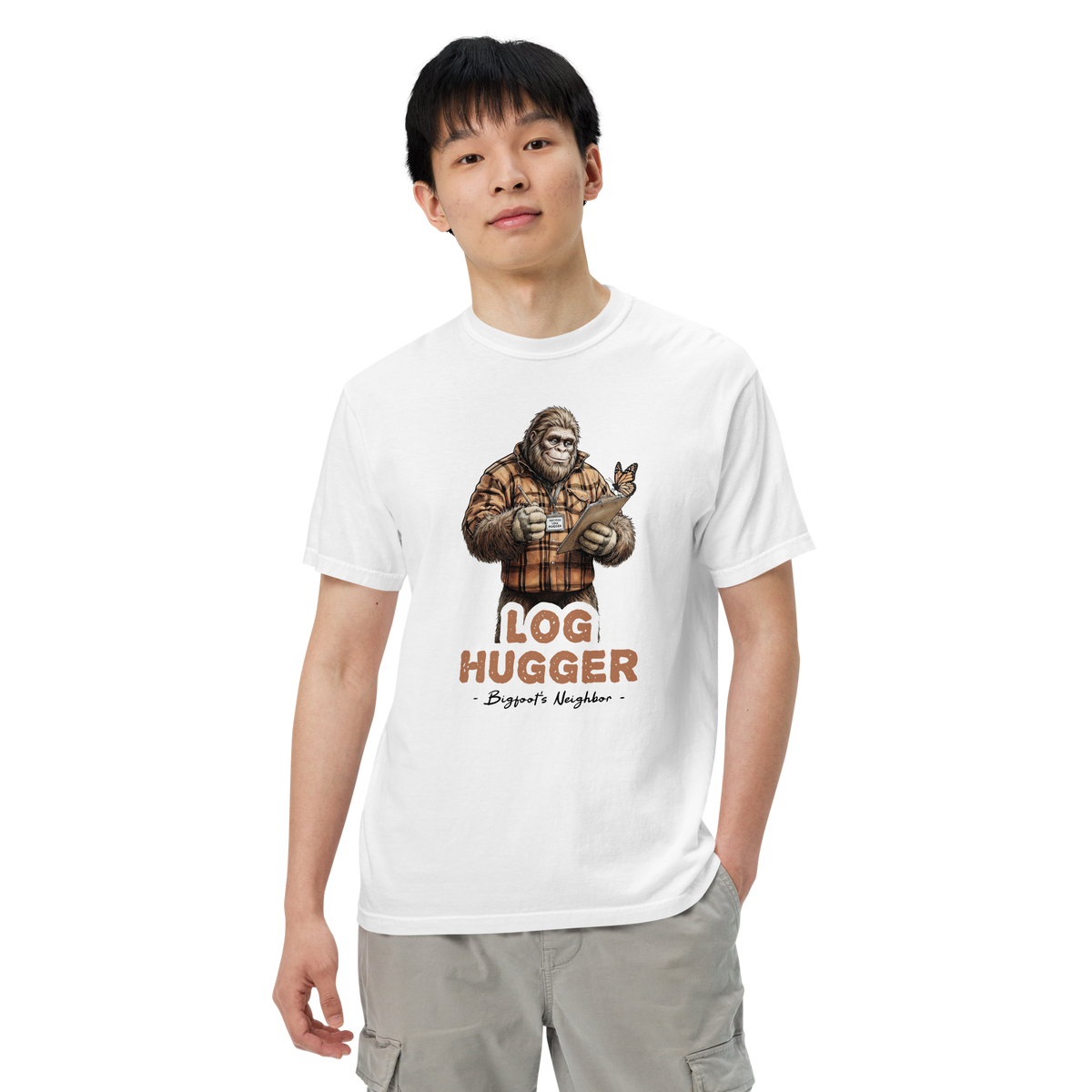 Bigfoot Shirt for Tree Huggers | Walk Soft Don't Go Scarin' the Butterflies