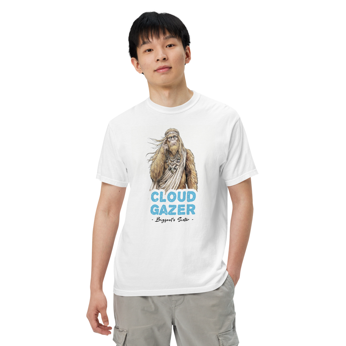 Bigfoot Shirt for Free Spirits | Wind Rearranges Your Thoughts