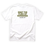 Grandpa Root Swat the Flies of Nonsense Quote Back Design