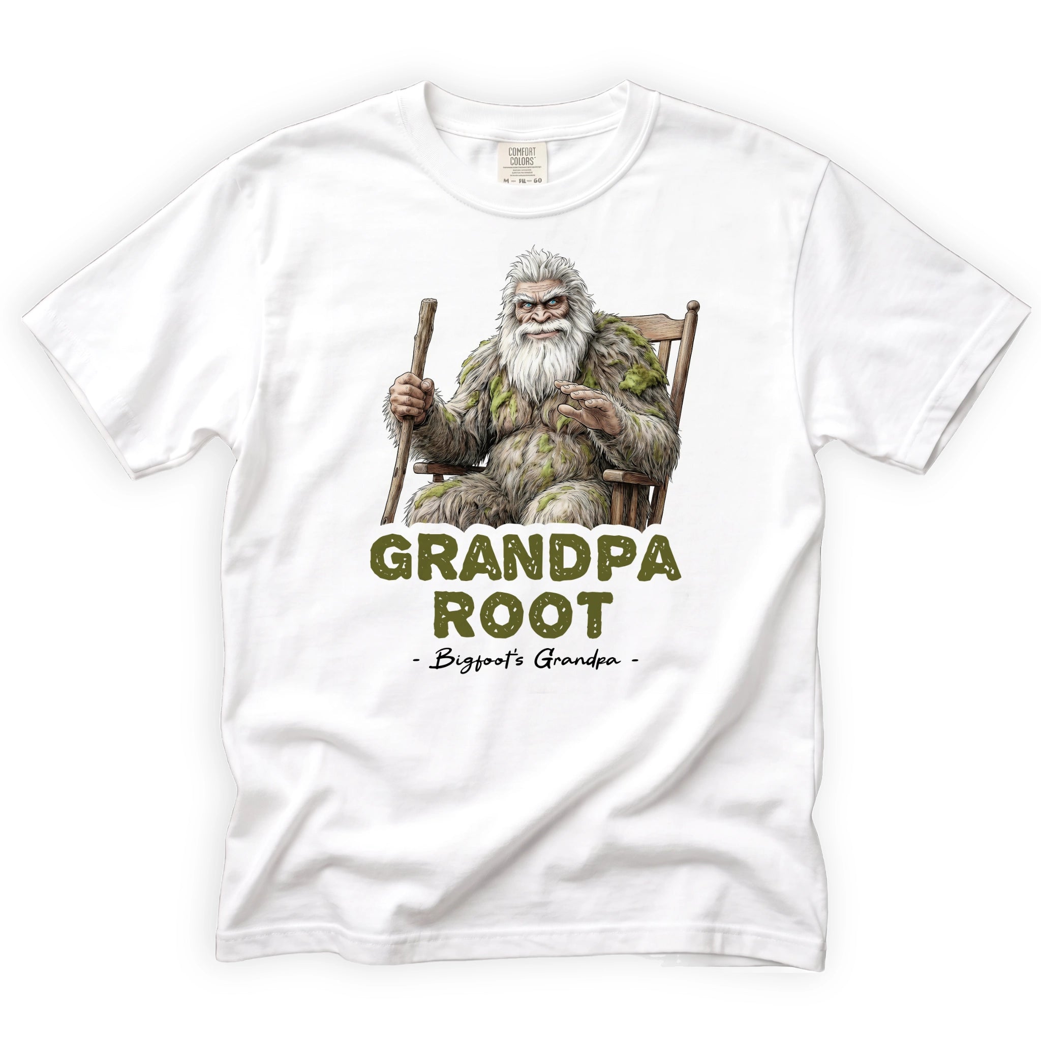Grandpa Root T-Shirt Front Design