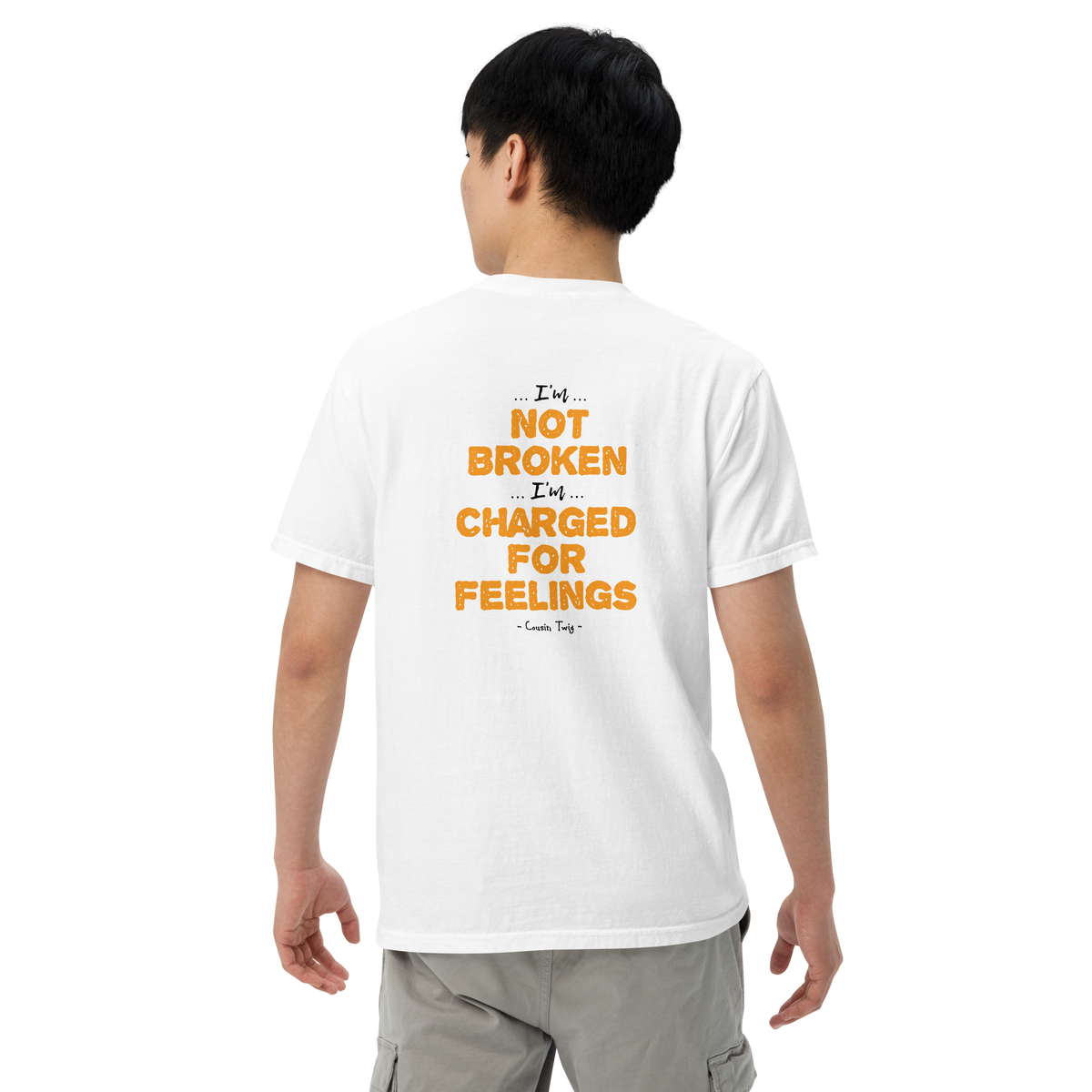 Bigfoot Shirt for Sensitive Souls | I'm Not Broken I'm Charged for Feelings