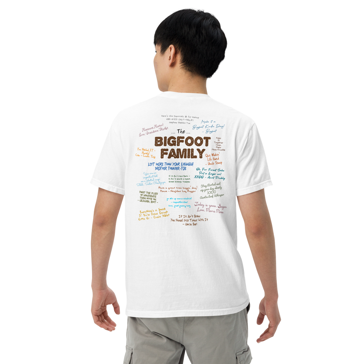 Bigfoot Shirt for Bigfoot Lovers | Family Autographed