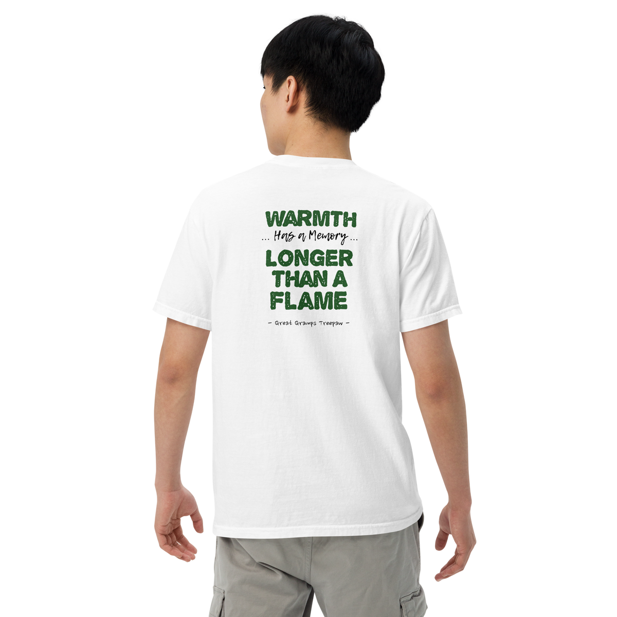 Bigfoot Shirt for Old Souls | Warmth Has a Memory Longer Than a Flame