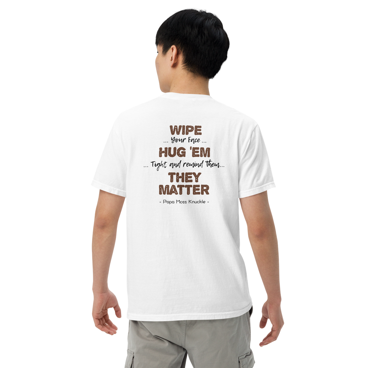 Bigfoot Shirt for Gentle Giants | Wipe Your Face Hug Em They Matter