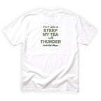 Auntie Leaf Whisper Don't Make Me Steep My Tea With Thunder Quote Back Design