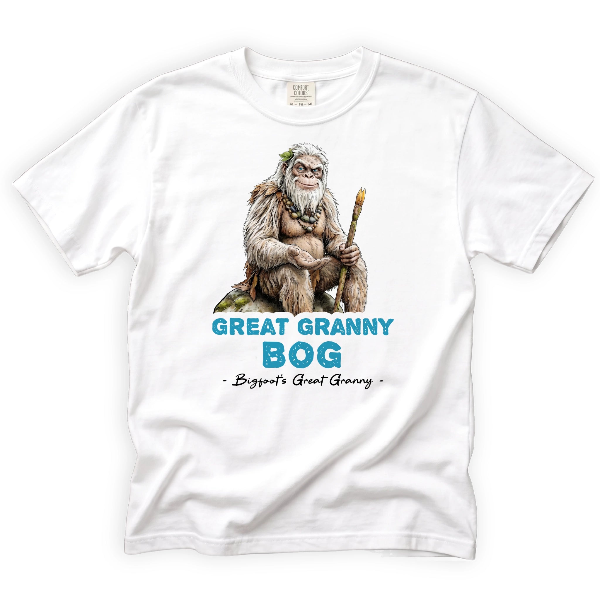 Great Granny Bog T-Shirt Front Design