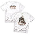 Papa Moss Knuckle Just Admirin the View T-Shirt Front and Back Design