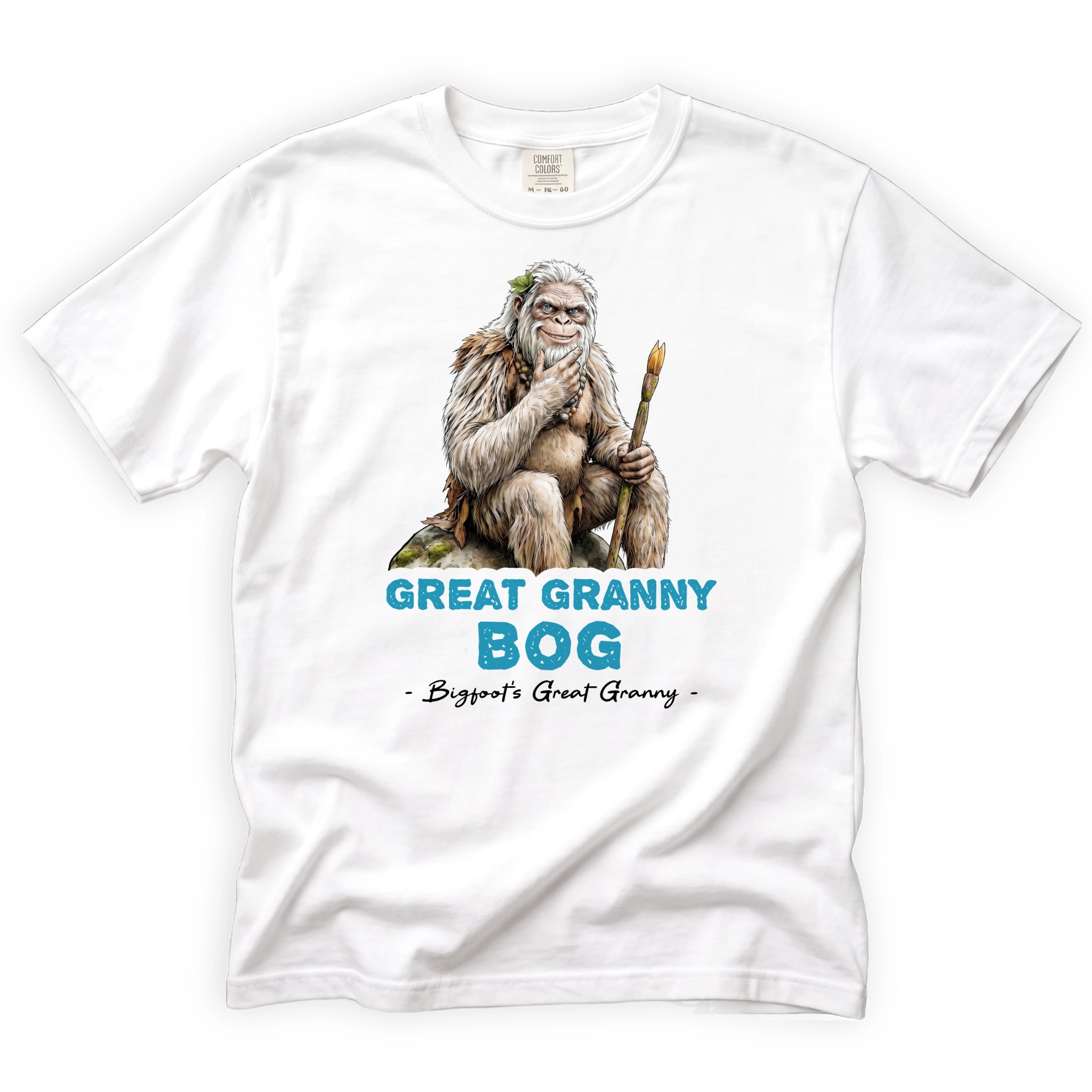 Great Granny Bog T-Shirt Front Design