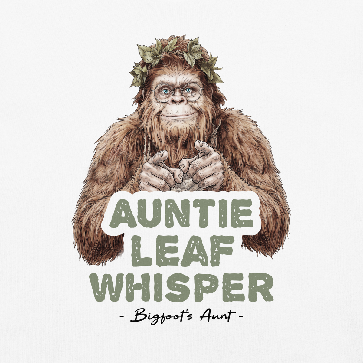 Bigfoot Shirt for Tea Lovers and Calm Souls | Catch More With Honeyed Whispers