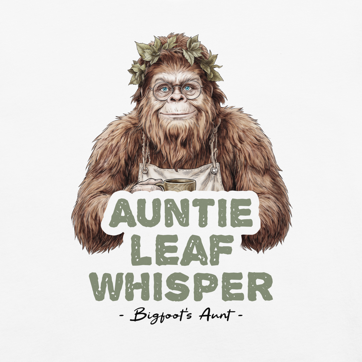 Bigfoot Shirt for Tea Lovers and Calm Souls | Worry Is a Poor Seasoning